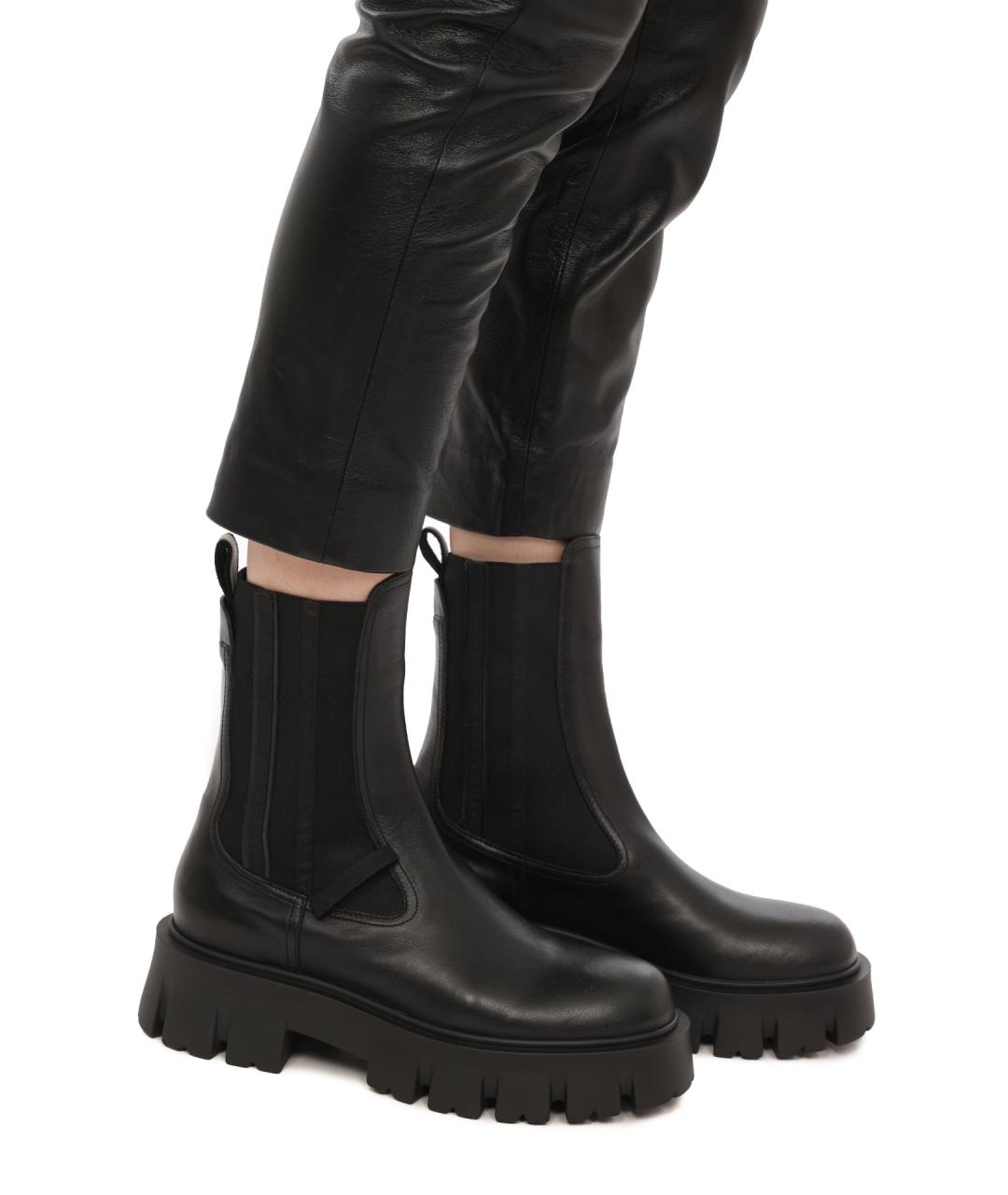 PREMIATA Черные кожаные ботинки, фото 7