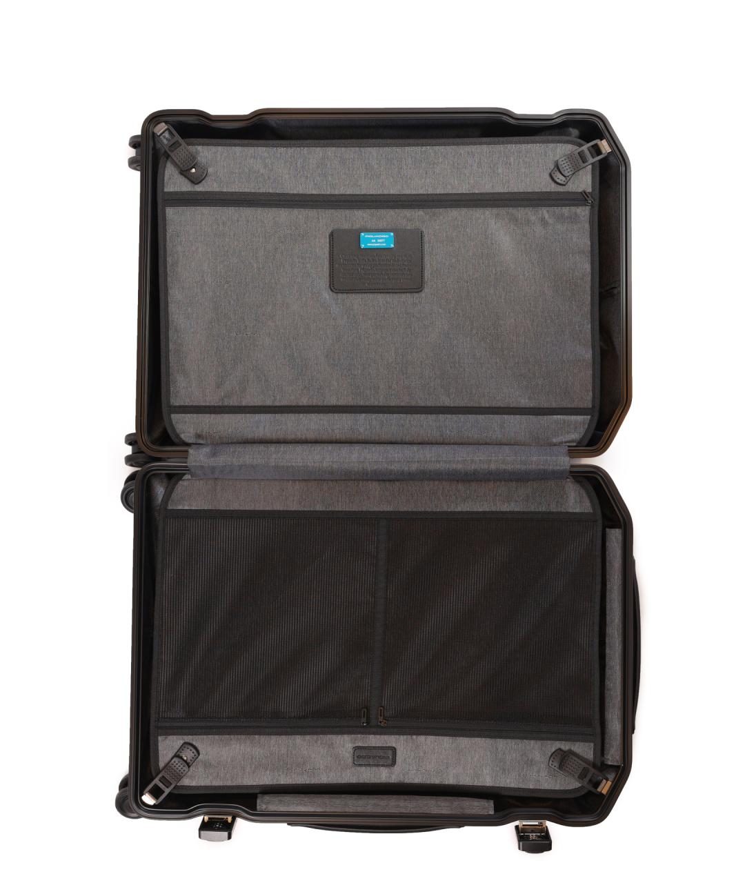 PIQUADRO Черный чемодан, фото 4