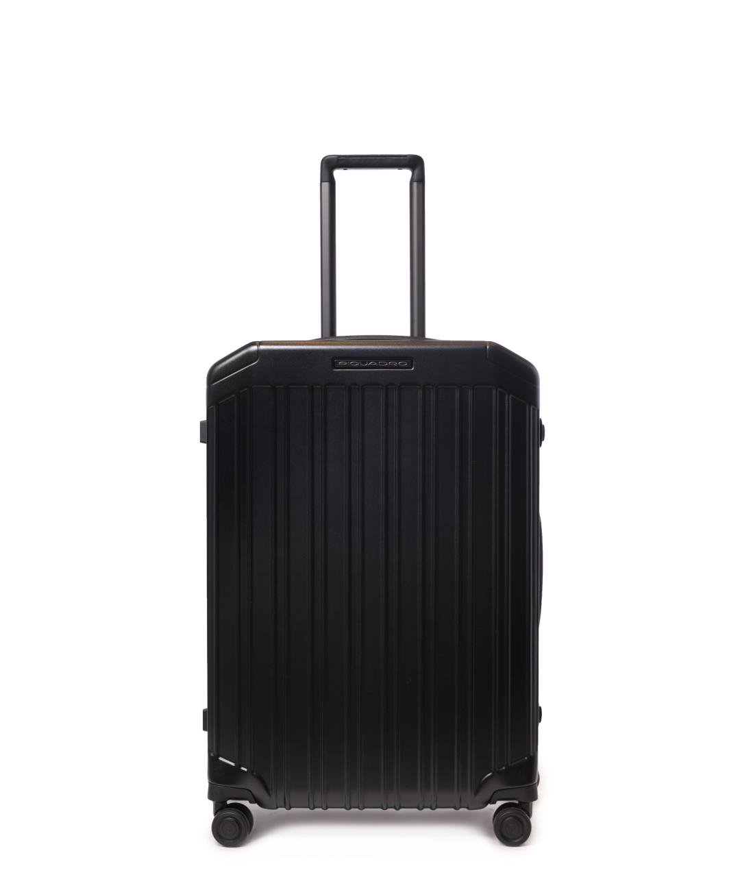 PIQUADRO Черный чемодан, фото 1