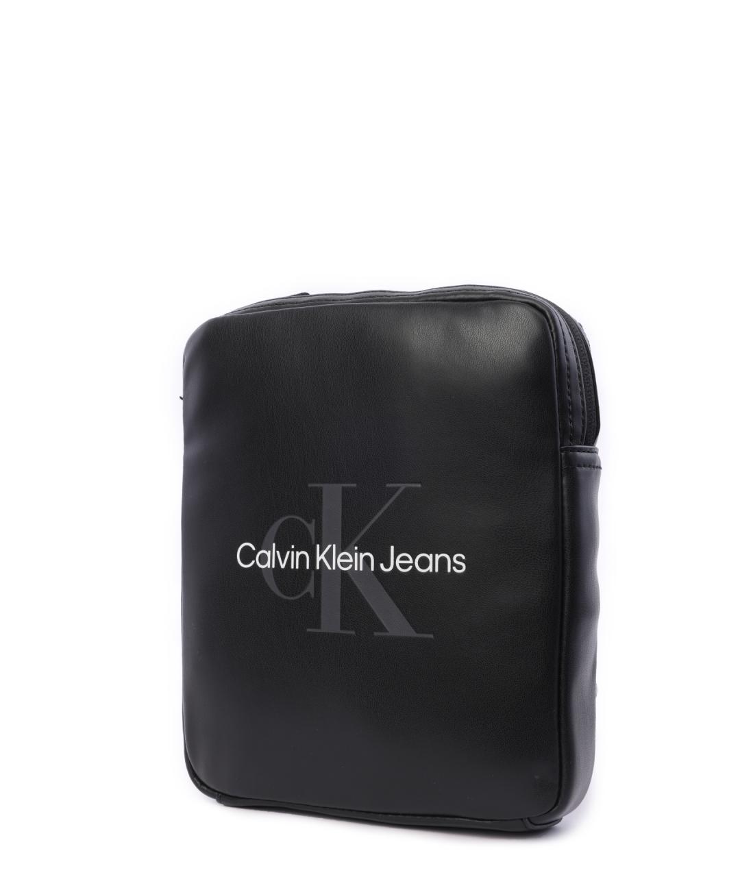 CALVIN KLEIN Черная сумка на плечо, фото 2