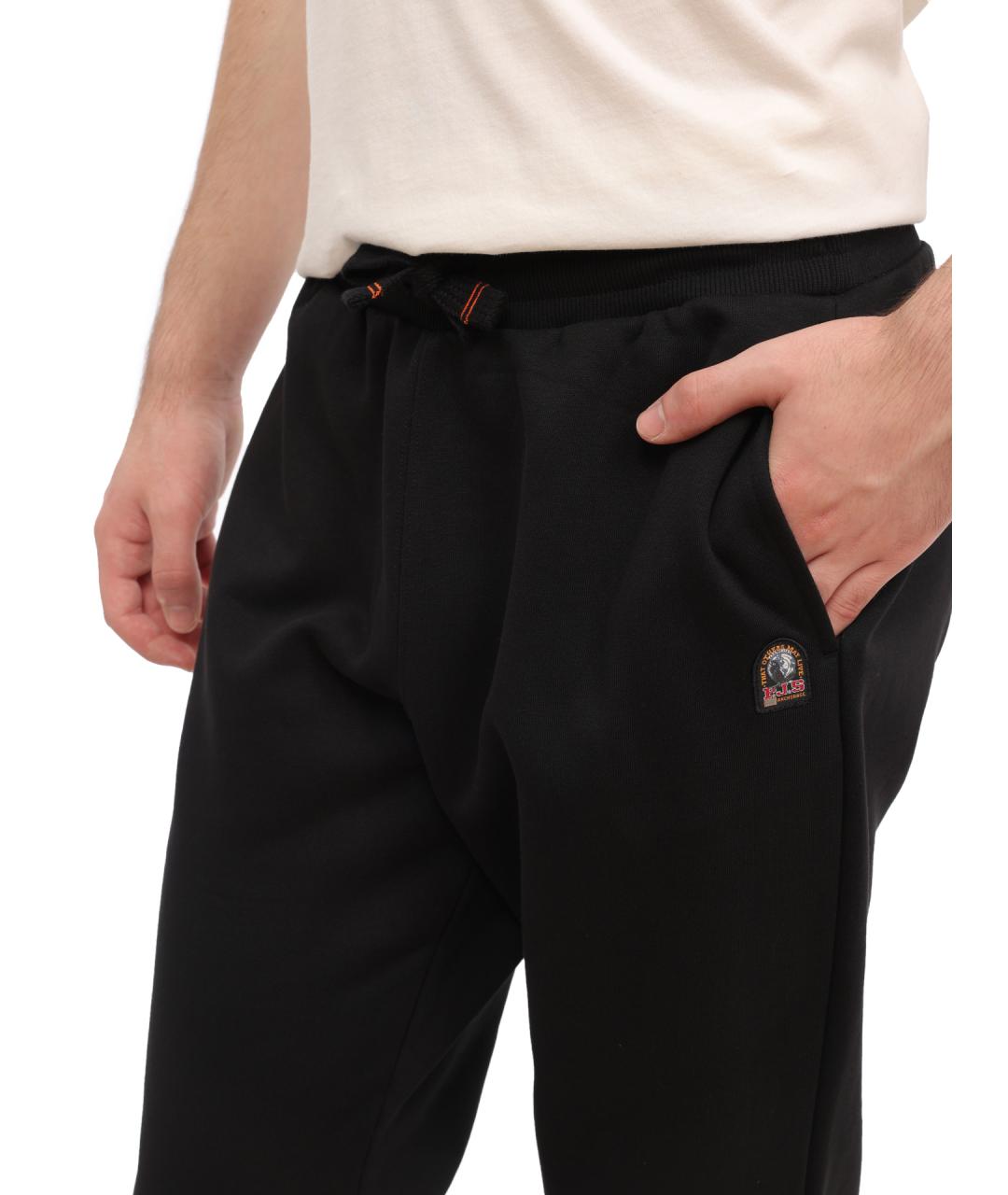 PARAJUMPERS Черные хлопковые повседневные брюки, фото 5