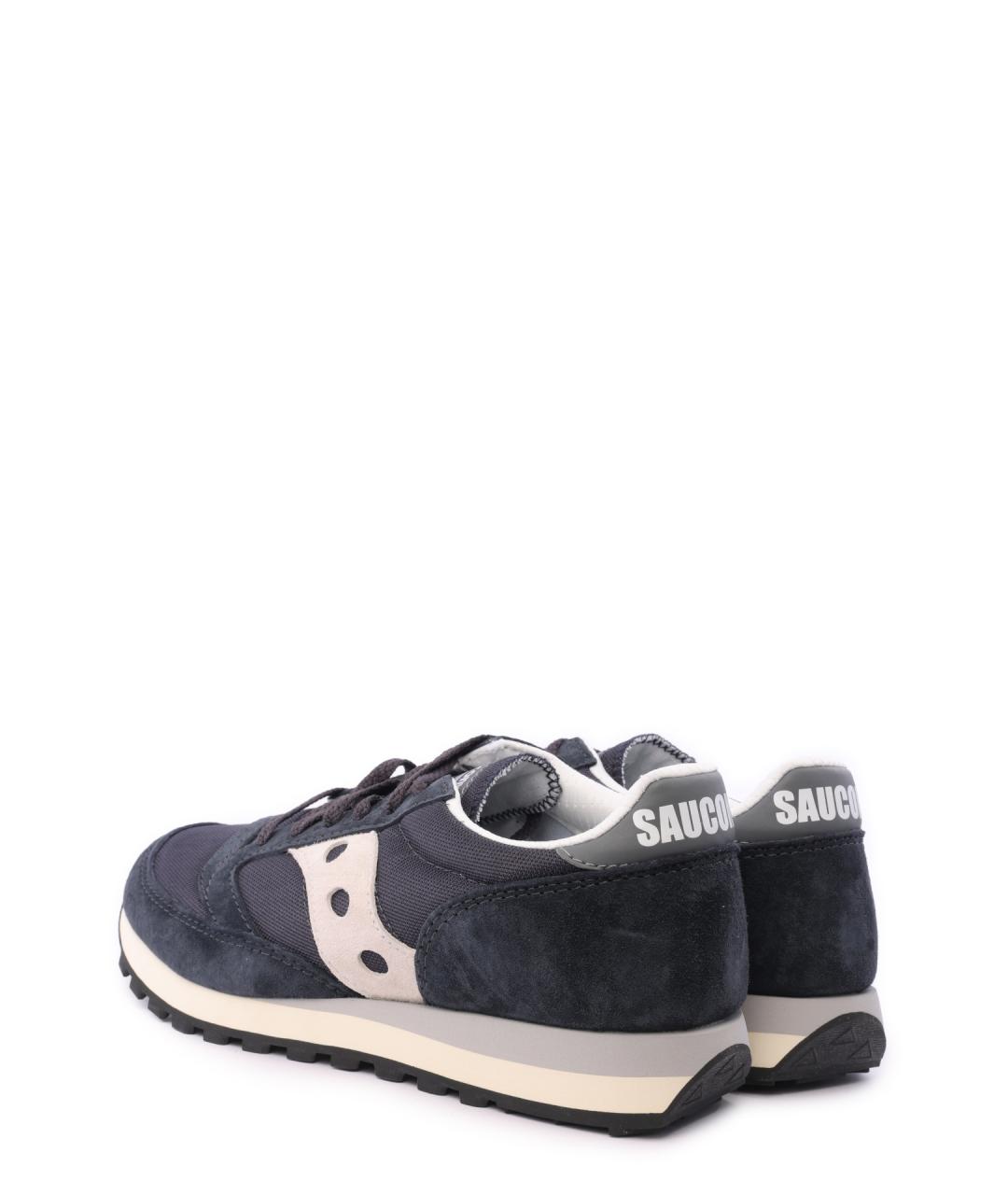 SAUCONY Синие замшевые низкие кроссовки / кеды, фото 3