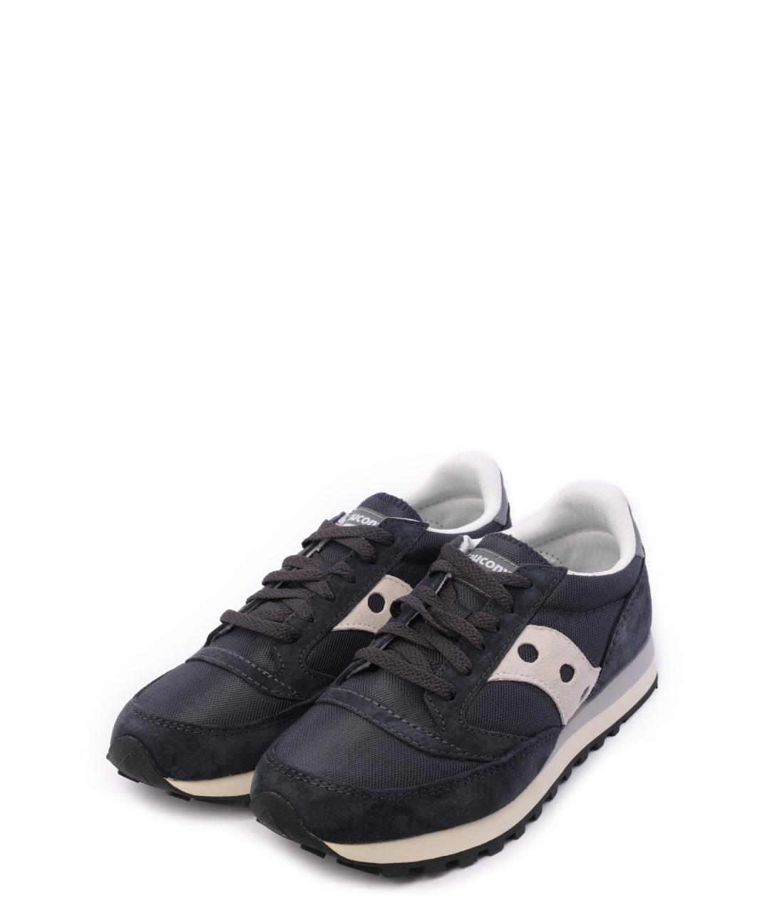 SAUCONY Синие замшевые низкие кроссовки / кеды, фото 2
