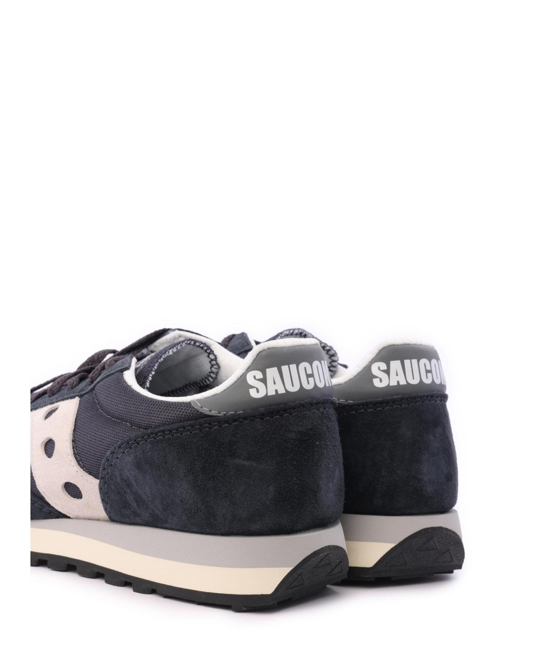 SAUCONY Синие замшевые низкие кроссовки / кеды, фото 6