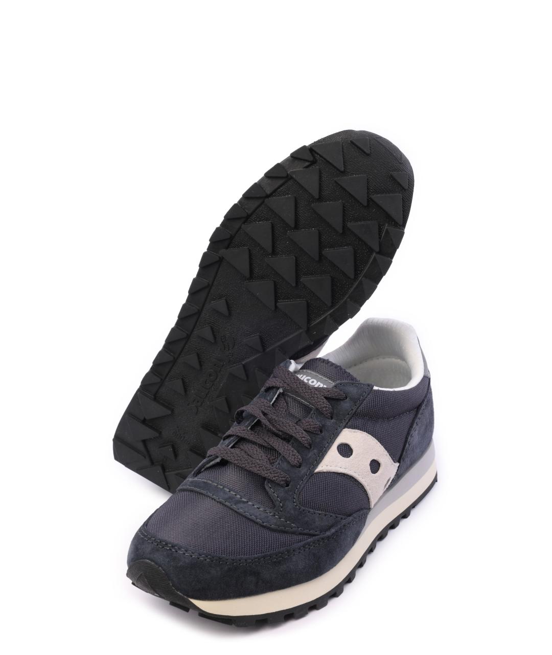 SAUCONY Синие замшевые низкие кроссовки / кеды, фото 4