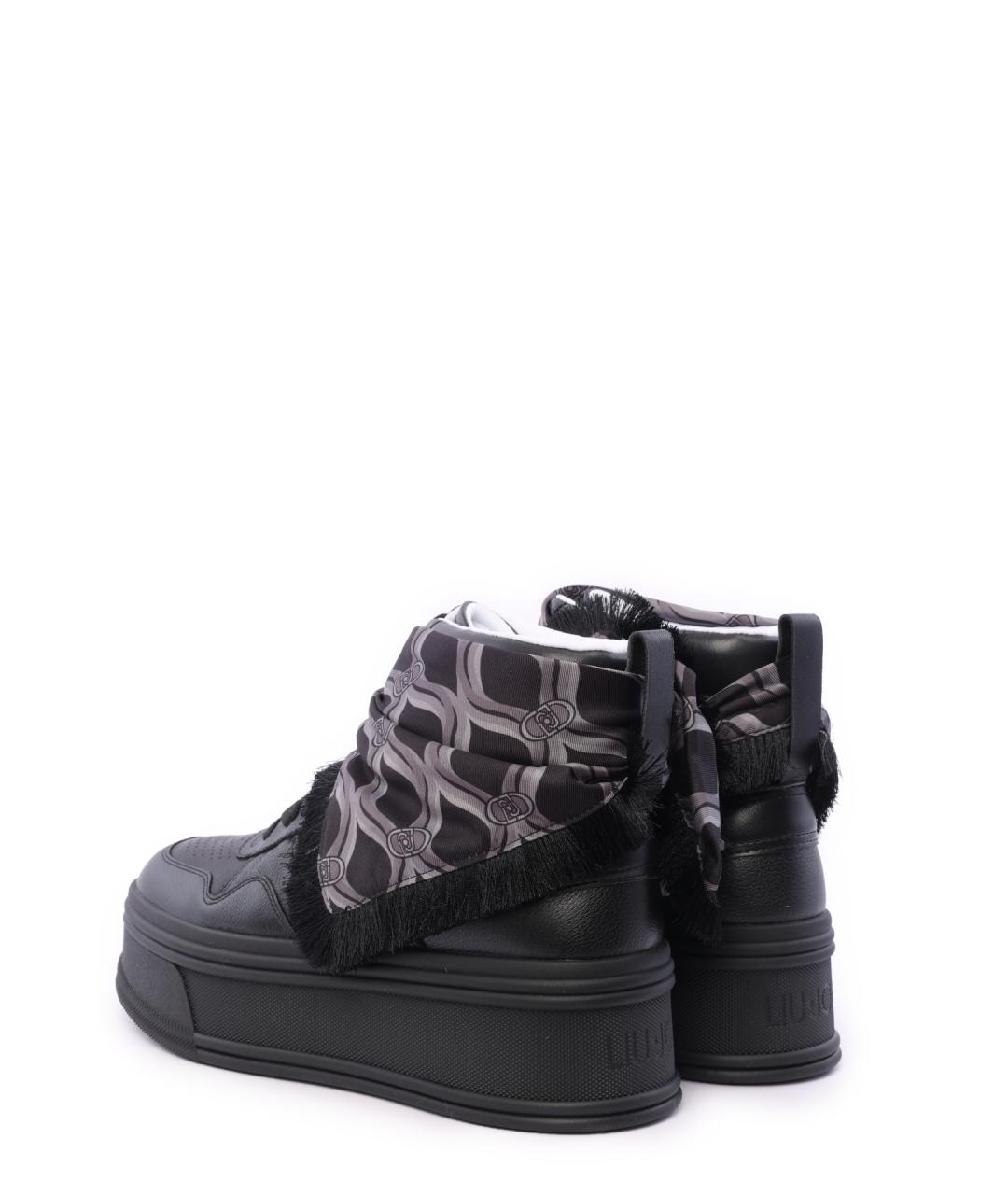 LIU JO Черные кеды, фото 3