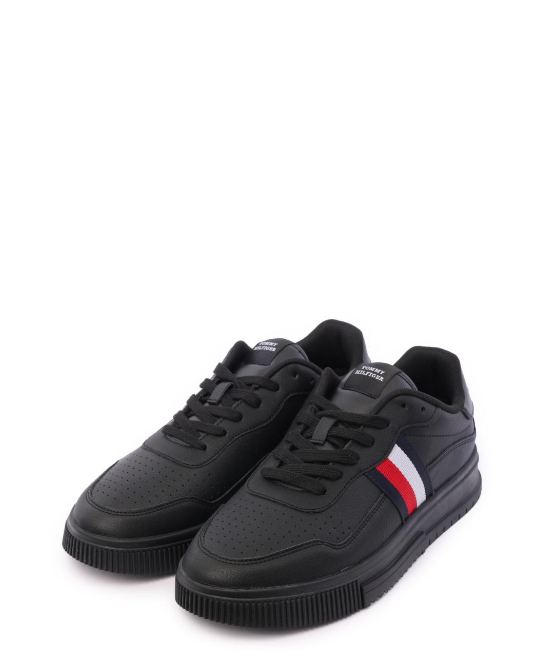 TOMMY HILFIGER Черные низкие кроссовки / кеды, фото 2