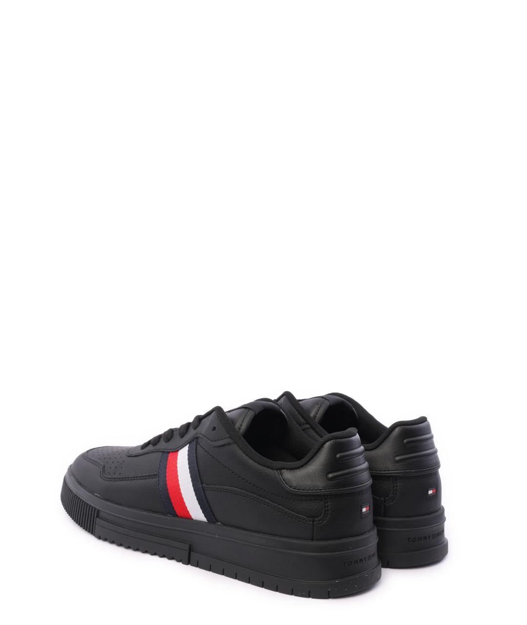TOMMY HILFIGER Черные низкие кроссовки / кеды, фото 3