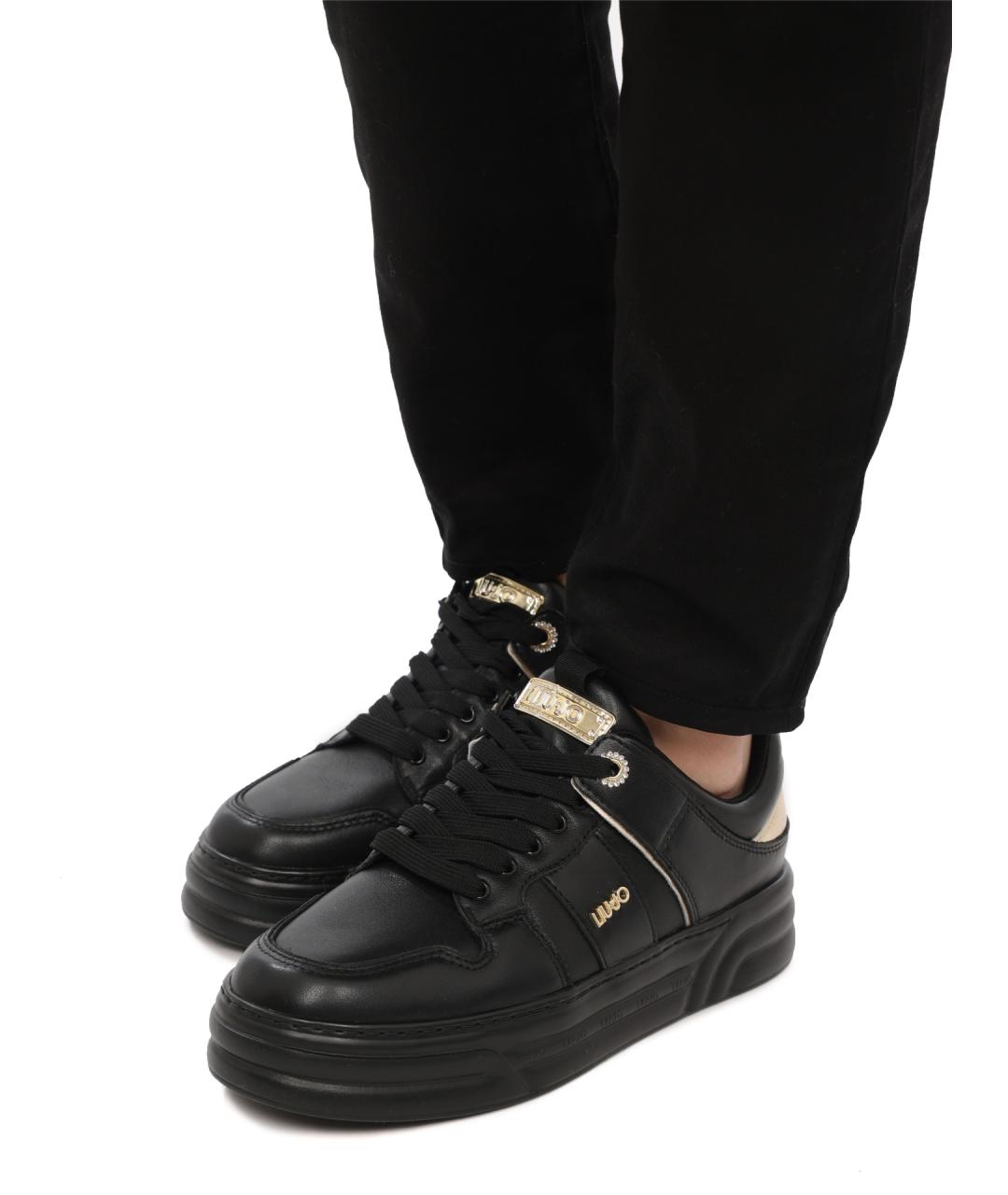 LIU JO Черные кеды, фото 7