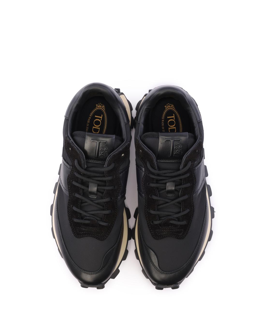 TOD'S Черные кроссовки, фото 5