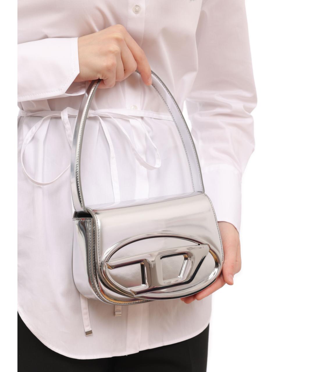 DIESEL Серебряная сумка через плечо, фото 2