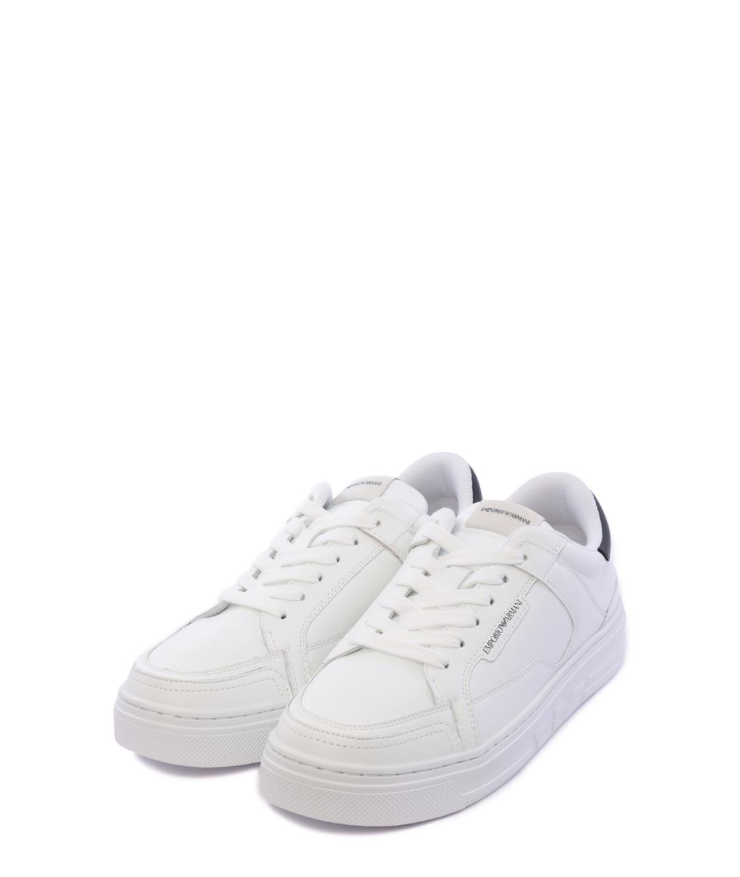 EMPORIO ARMANI Белые кеды, фото 2
