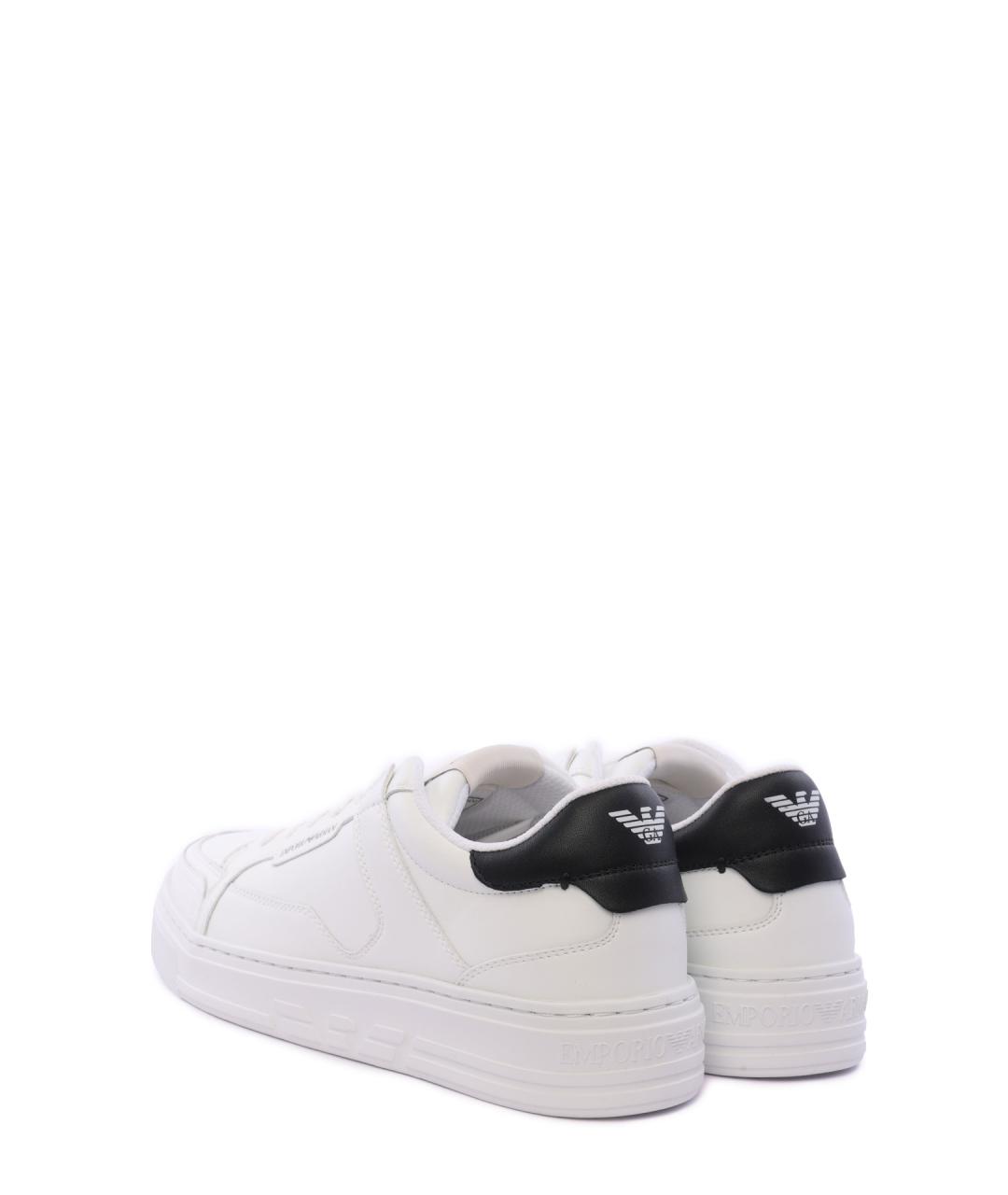 EMPORIO ARMANI Белые кеды, фото 3