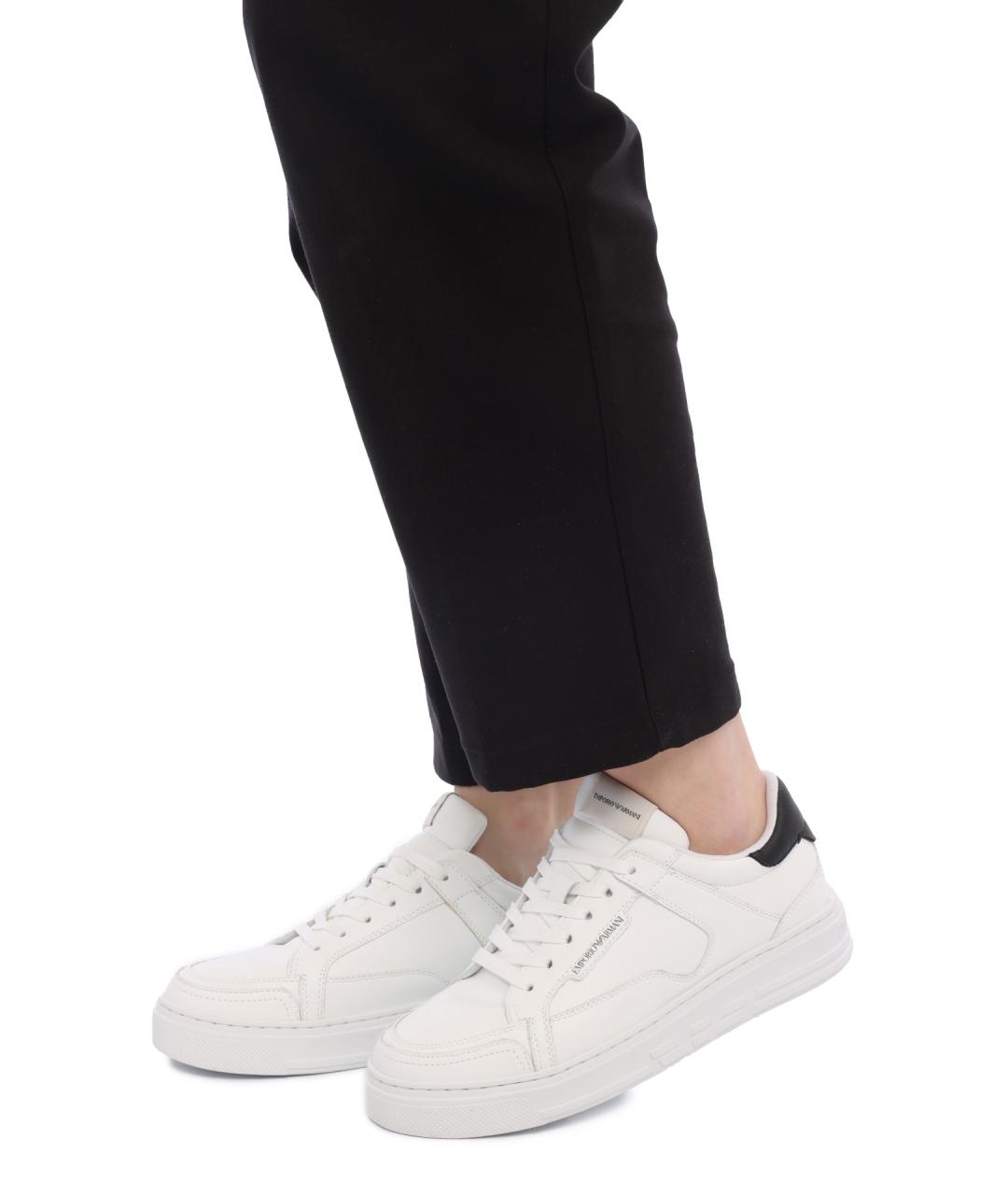 EMPORIO ARMANI Белые кеды, фото 7