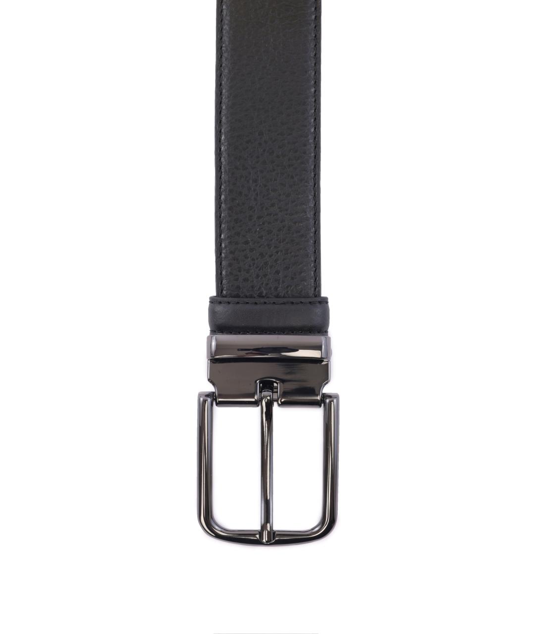 EMPORIO ARMANI Черный ремень, фото 3