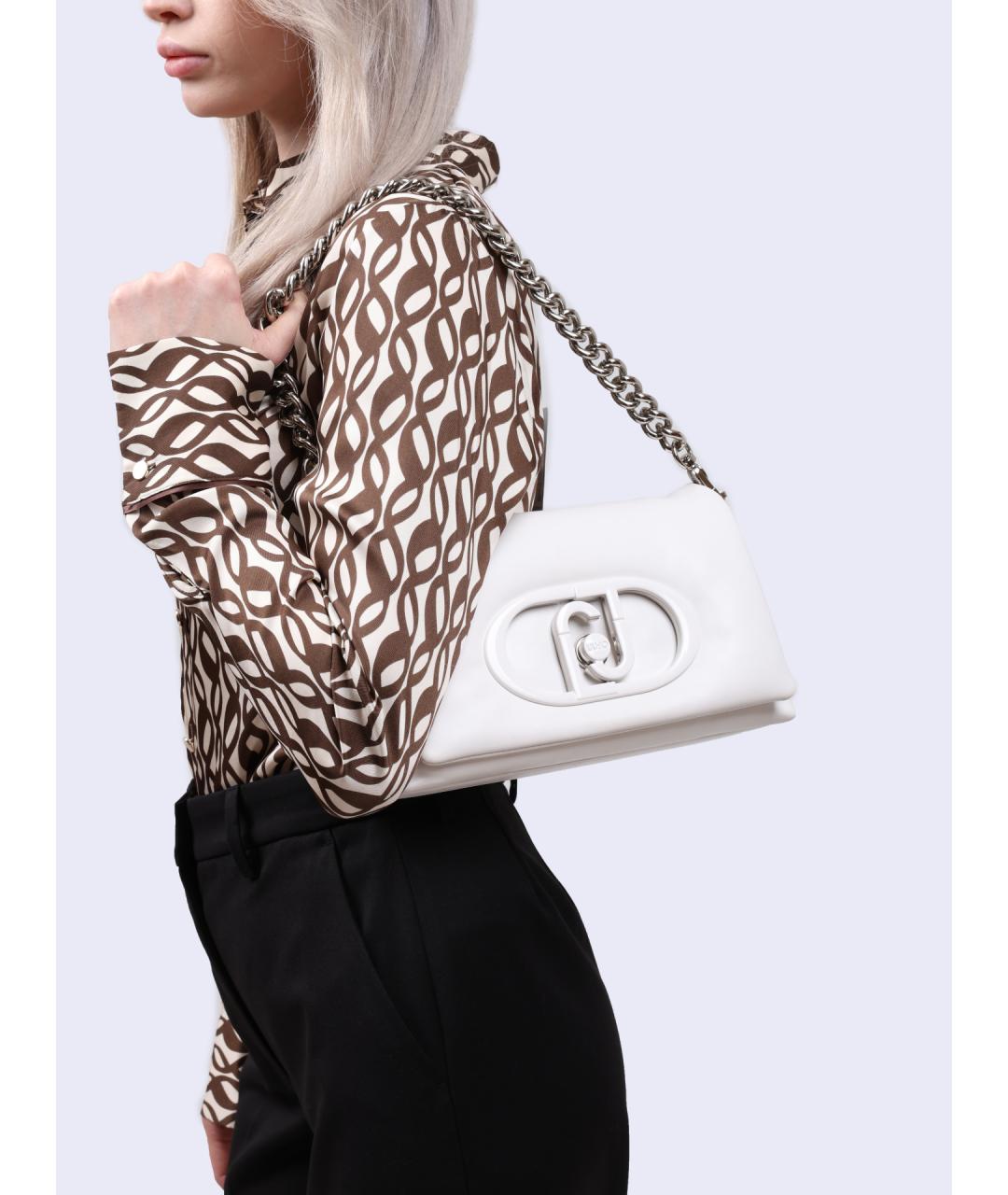 LIU JO Бежевая сумка через плечо, фото 3