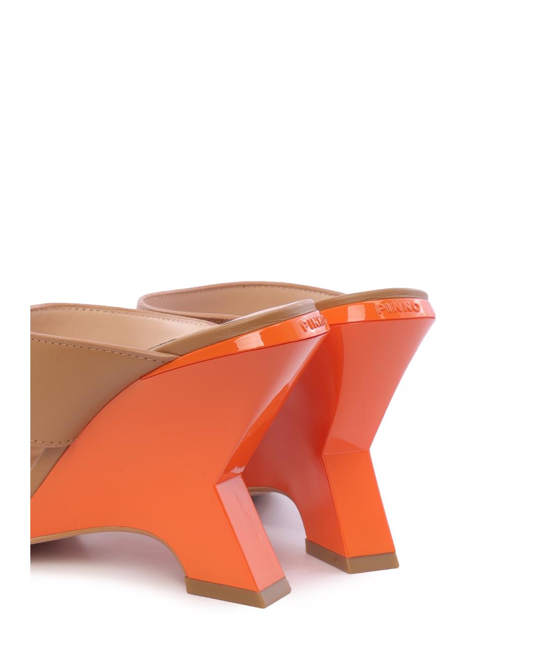 PINKO Кожаные сабо, фото 6
