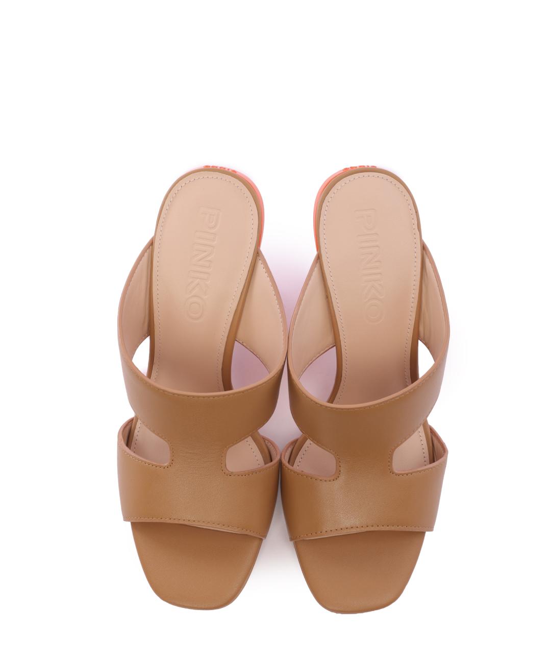 PINKO Кожаные сабо, фото 5