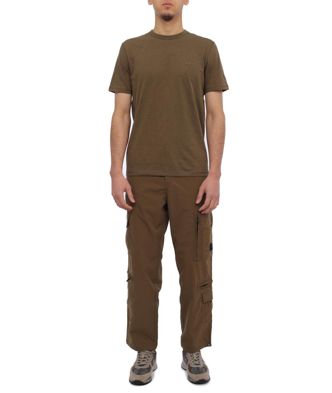 HUGO BOSS Хаки повседневные брюки, фото 1