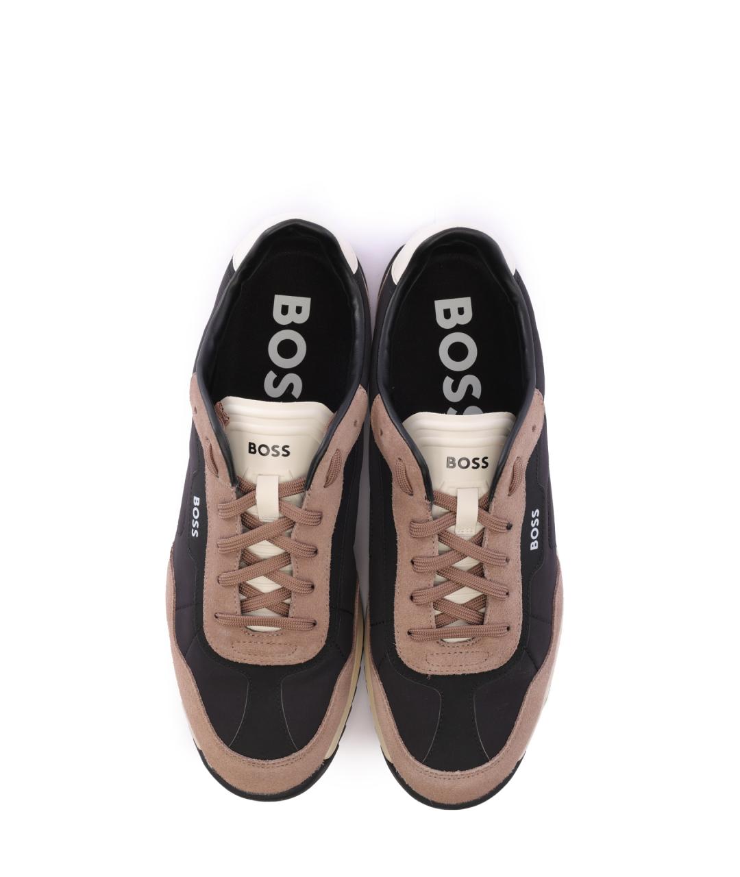 HUGO BOSS Коричневые низкие кроссовки / кеды, фото 4