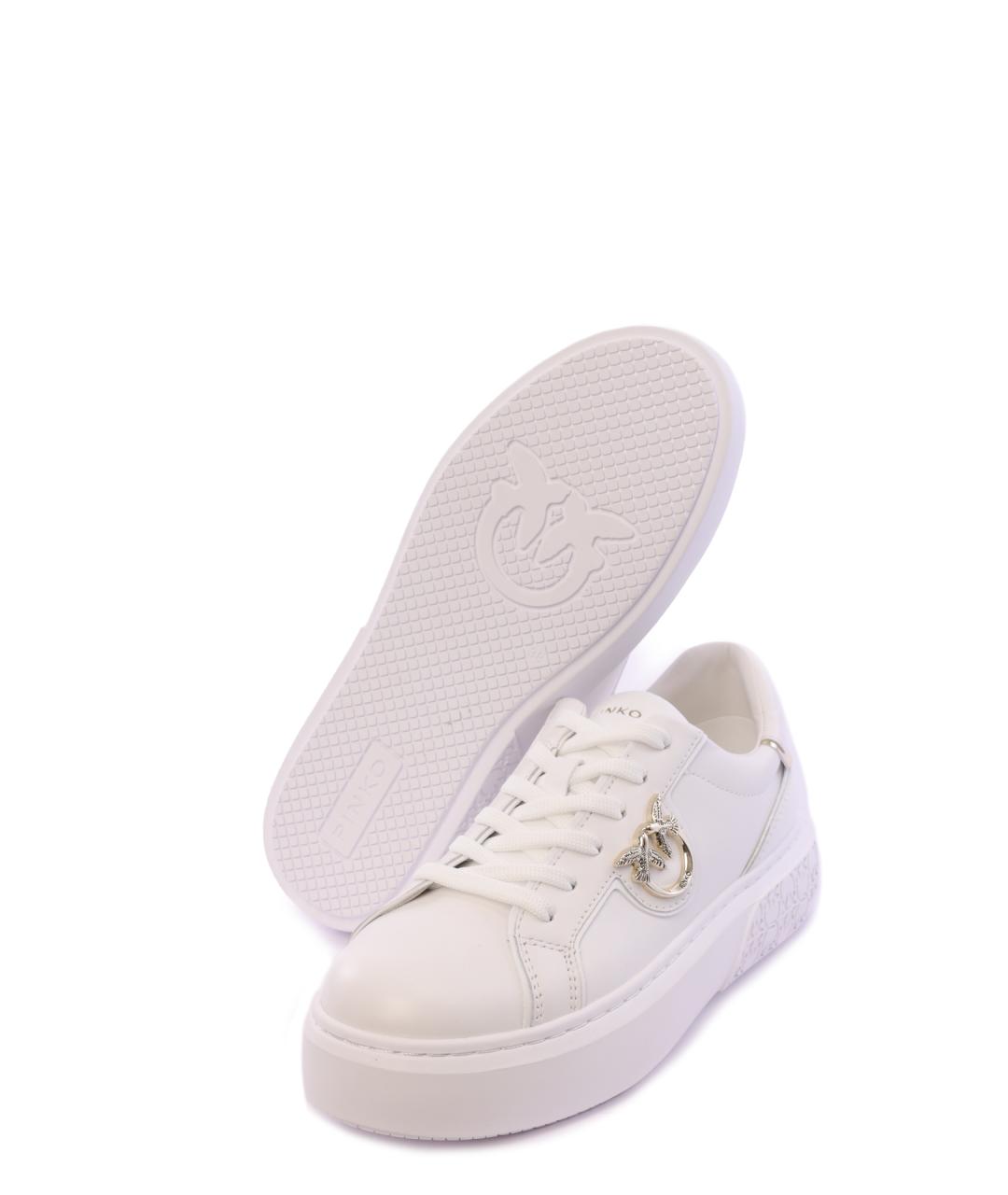 PINKO Белые кроссовки, фото 4