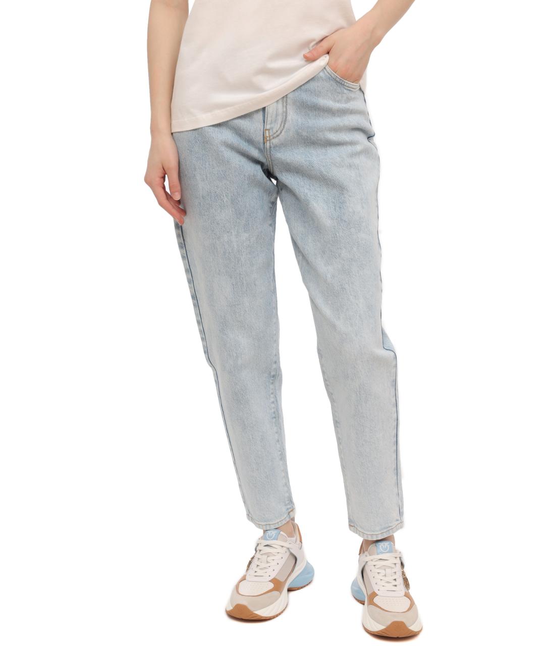 PINKO Синие прямые джинсы, фото 1