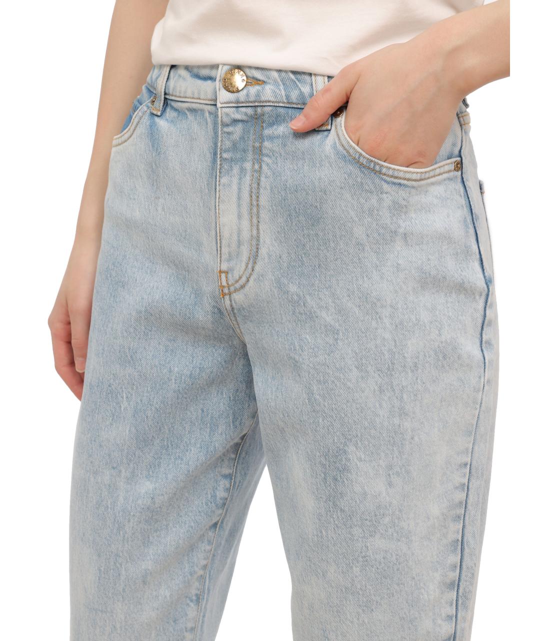 PINKO Синие прямые джинсы, фото 5