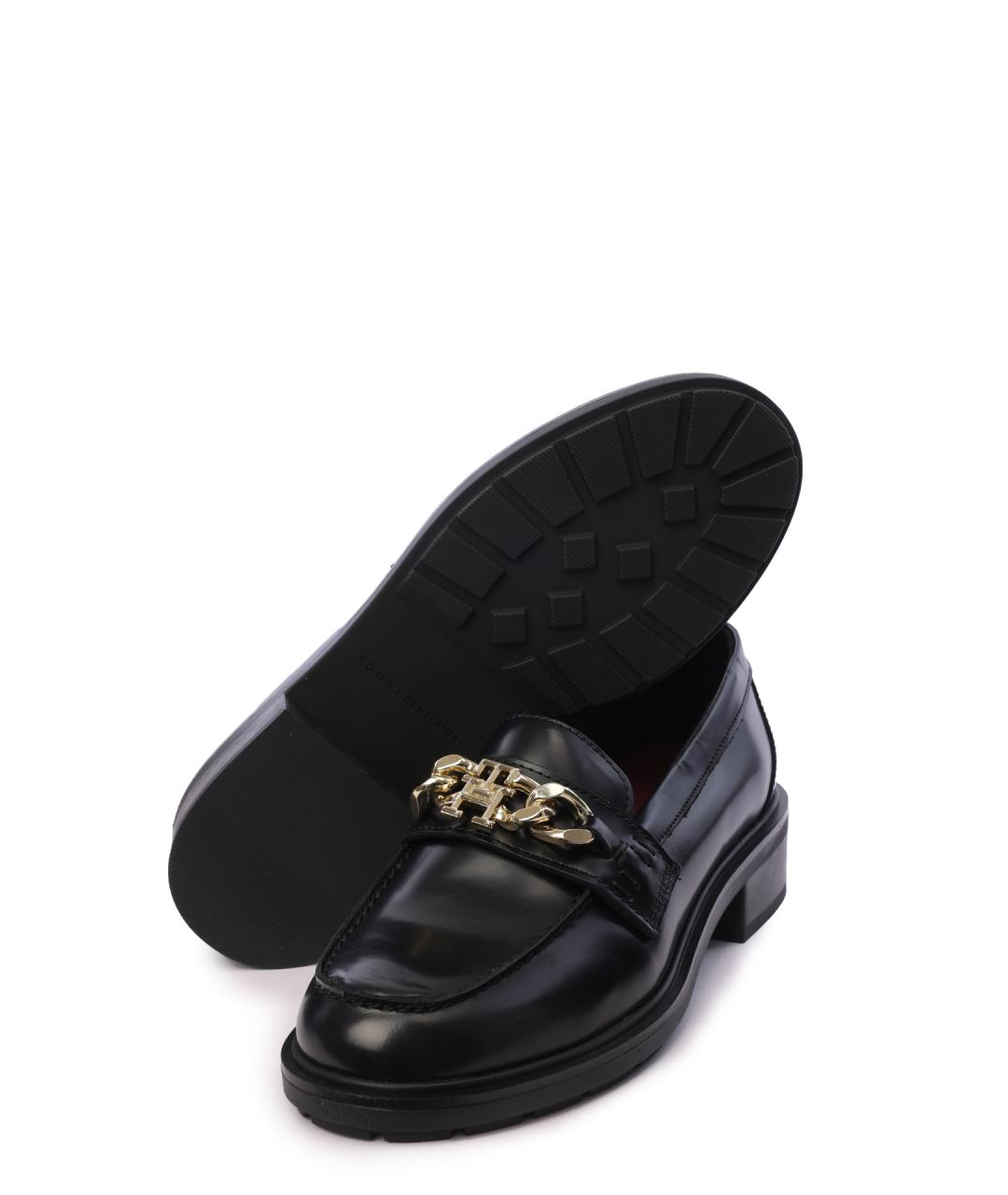 TOMMY HILFIGER Черные лоферы, фото 4