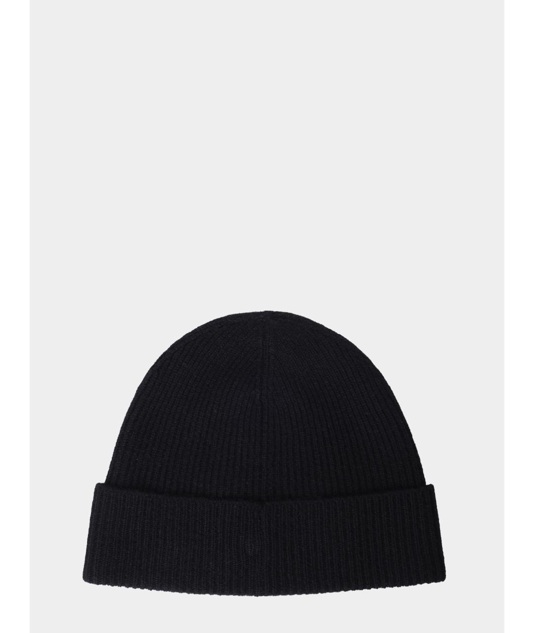 CALVIN KLEIN Черная кашемировая шапка, фото 3