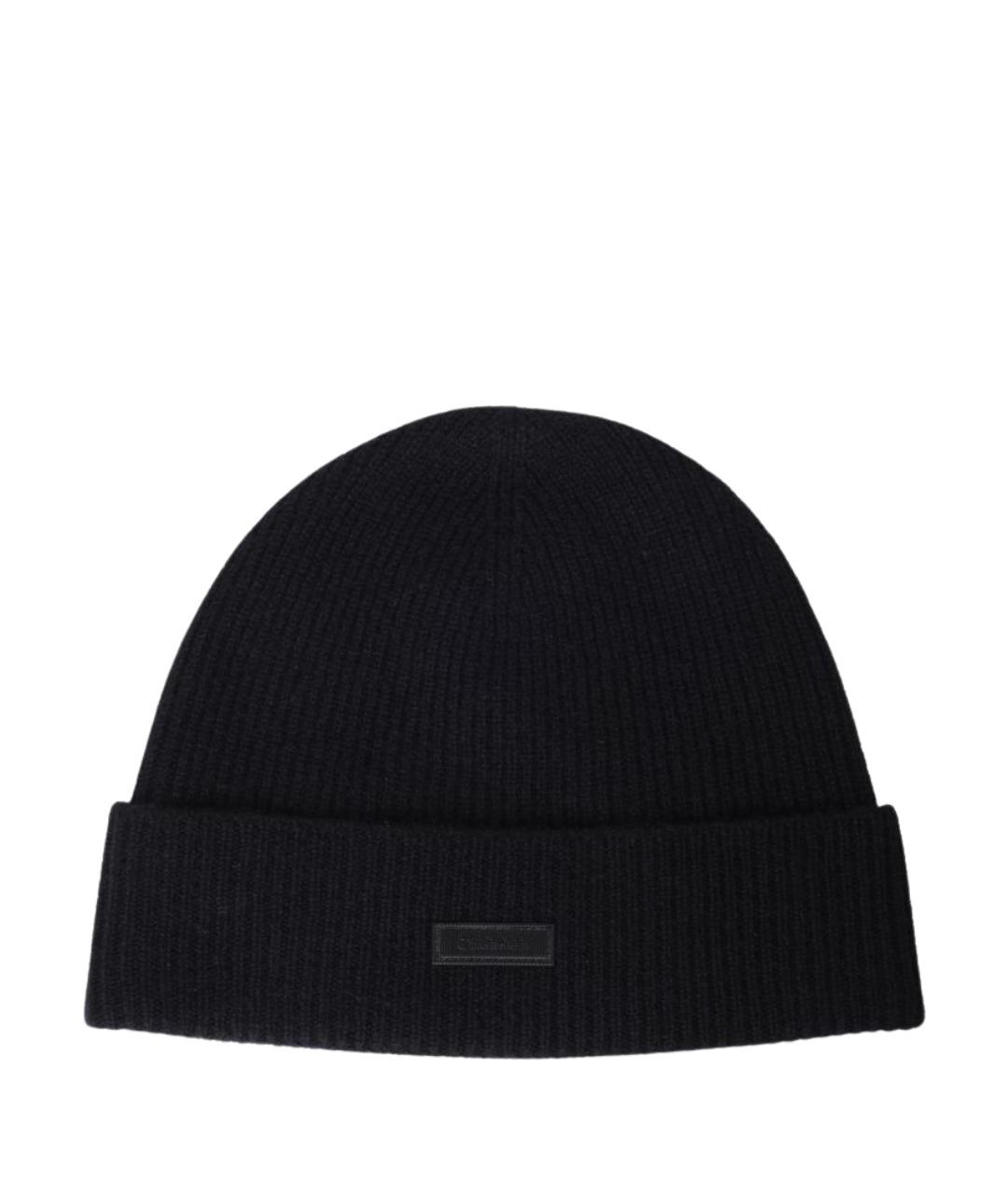 CALVIN KLEIN Черная кашемировая шапка, фото 1