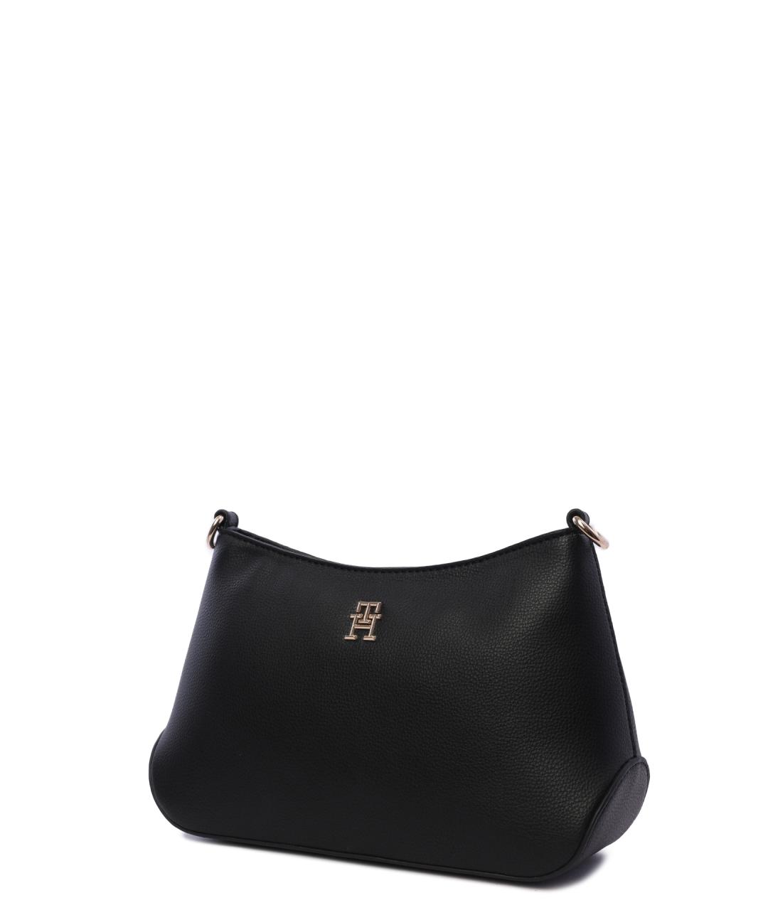 TOMMY HILFIGER Черная сумка через плечо, фото 2