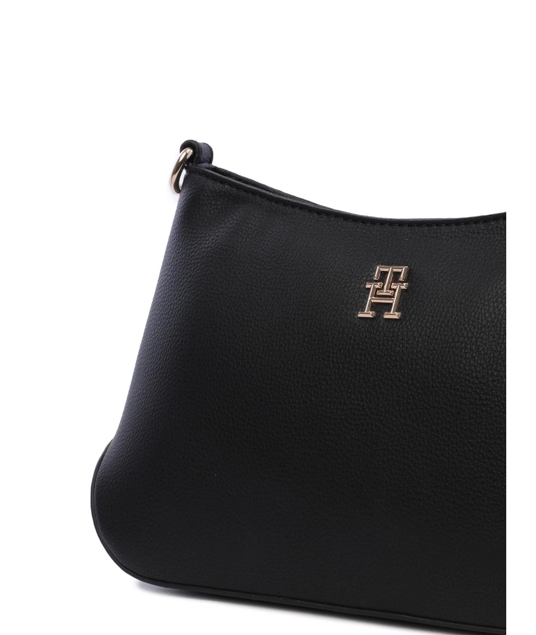 TOMMY HILFIGER Черная сумка через плечо, фото 5