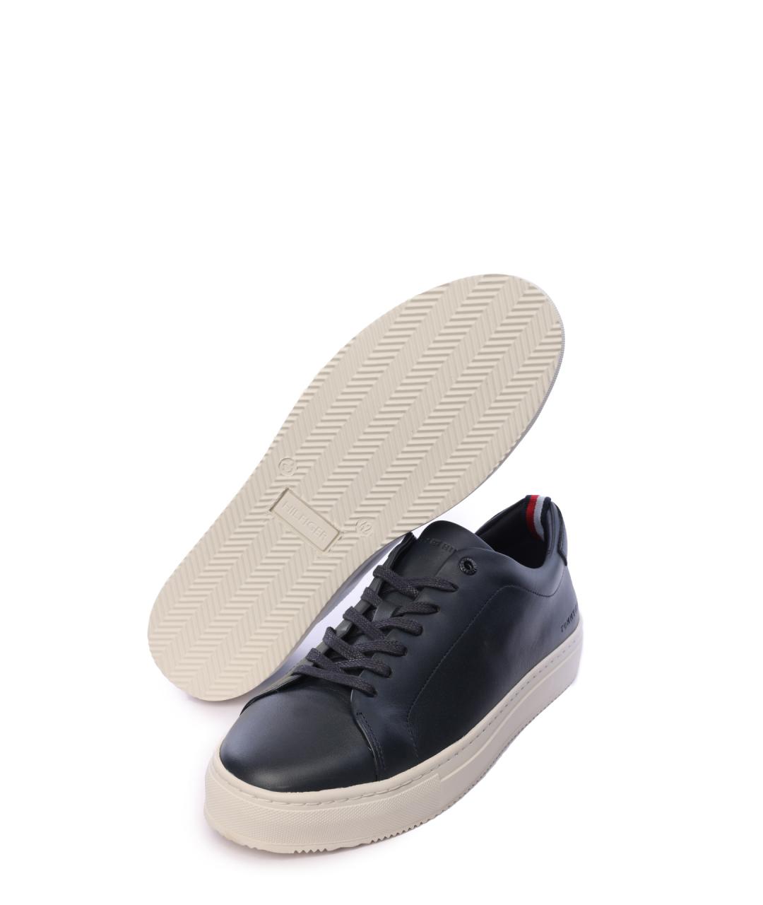 TOMMY HILFIGER Кожаные низкие кроссовки / кеды, фото 4