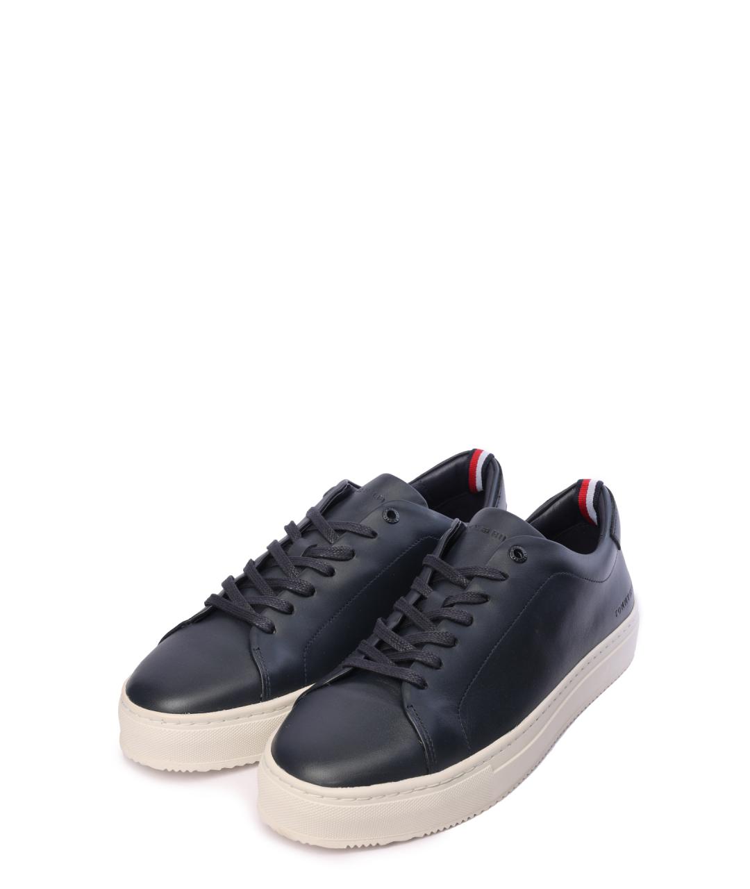 TOMMY HILFIGER Кожаные низкие кроссовки / кеды, фото 2