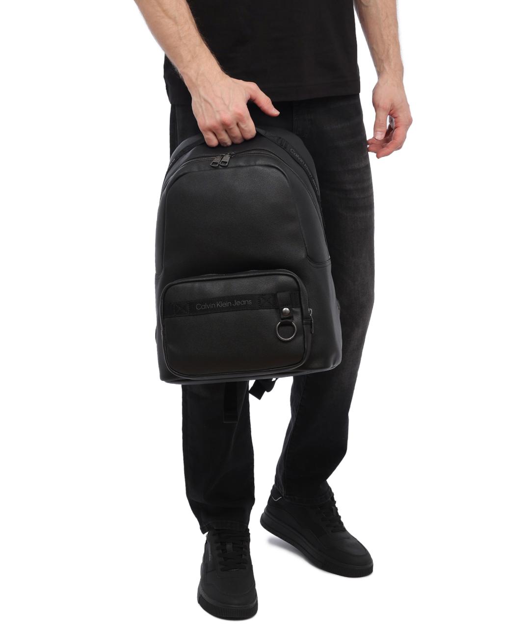 CALVIN KLEIN Черный рюкзак, фото 5