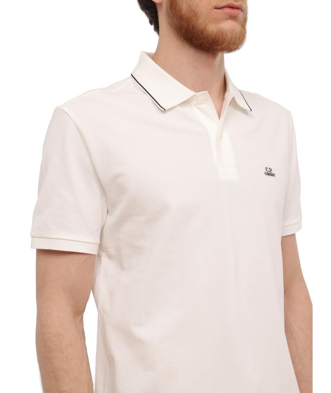 CP COMPANY Хлопковое поло с коротким рукавом, фото 4