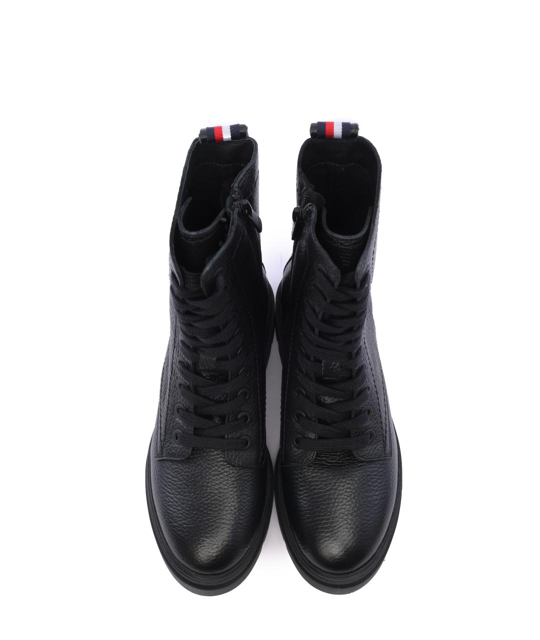 TOMMY HILFIGER Черные кожаные ботинки, фото 5