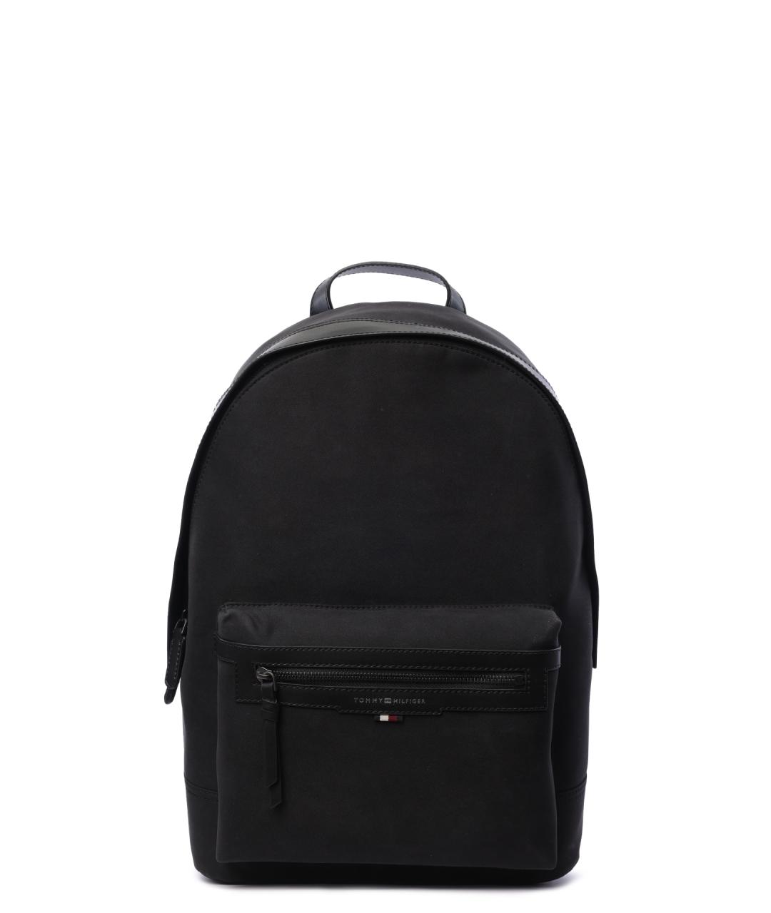 TOMMY HILFIGER Черный тканевый рюкзак, фото 1