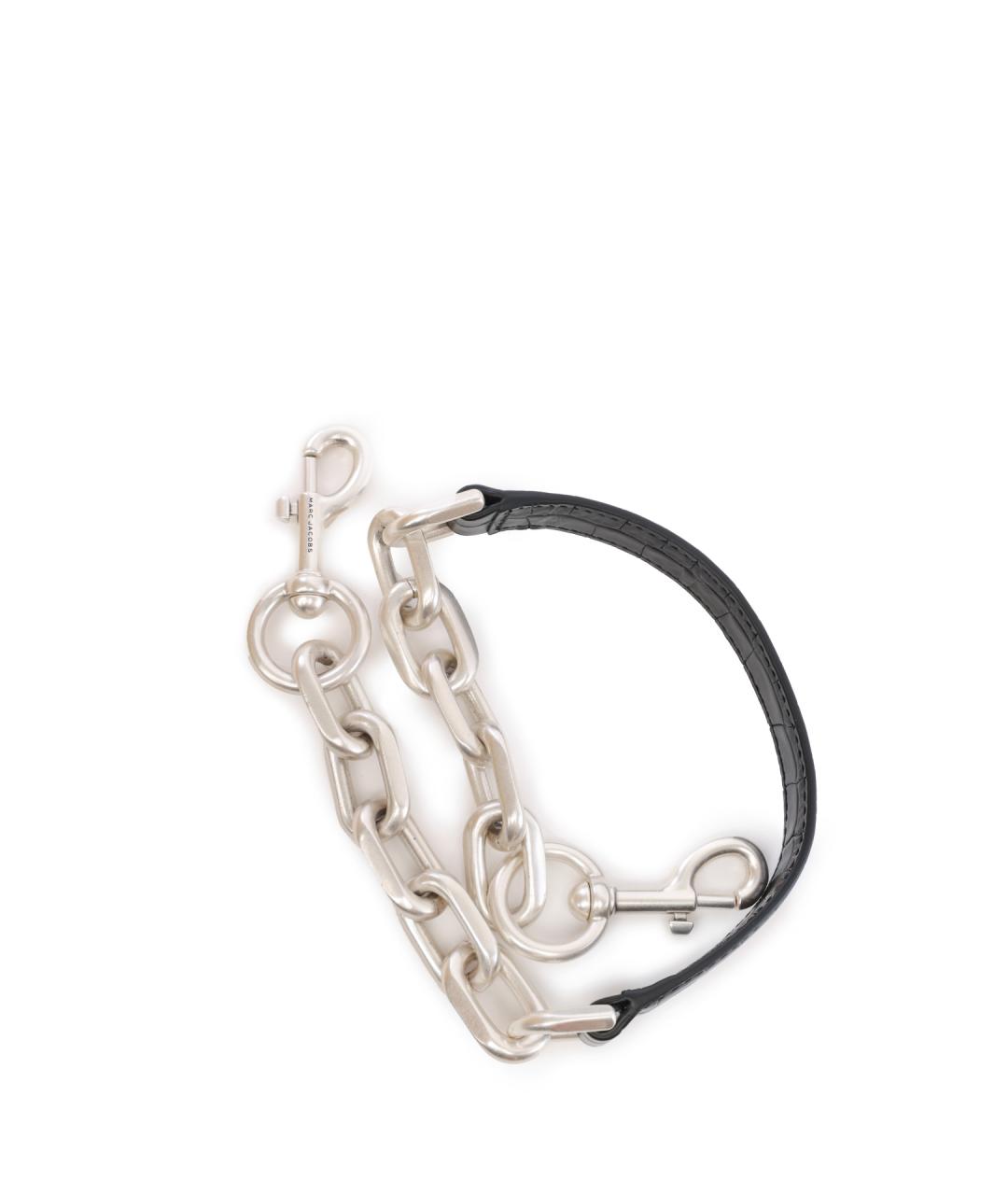 MARC JACOBS Черная кожаная сумка через плечо, фото 8