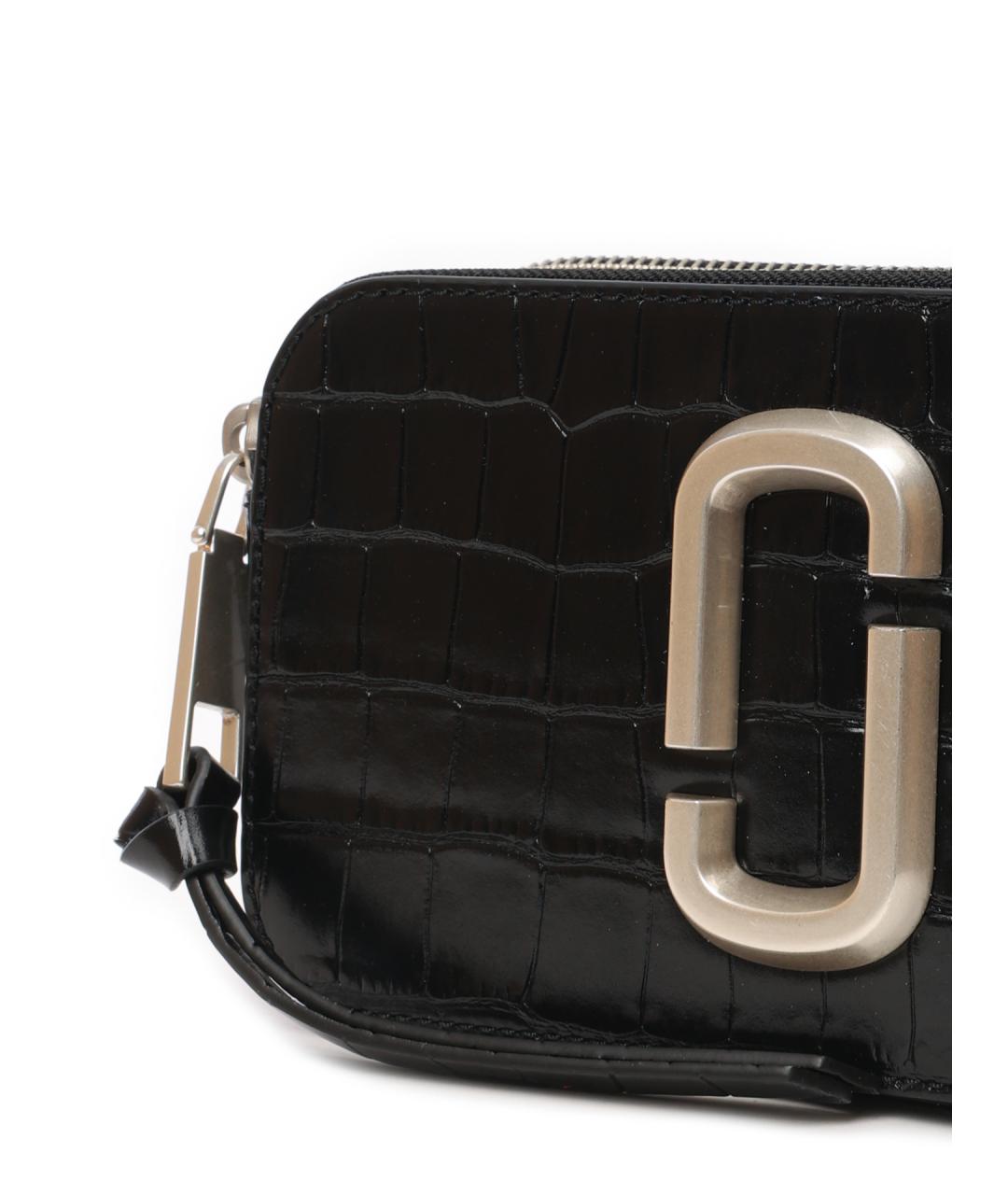 MARC JACOBS Черная кожаная сумка через плечо, фото 7