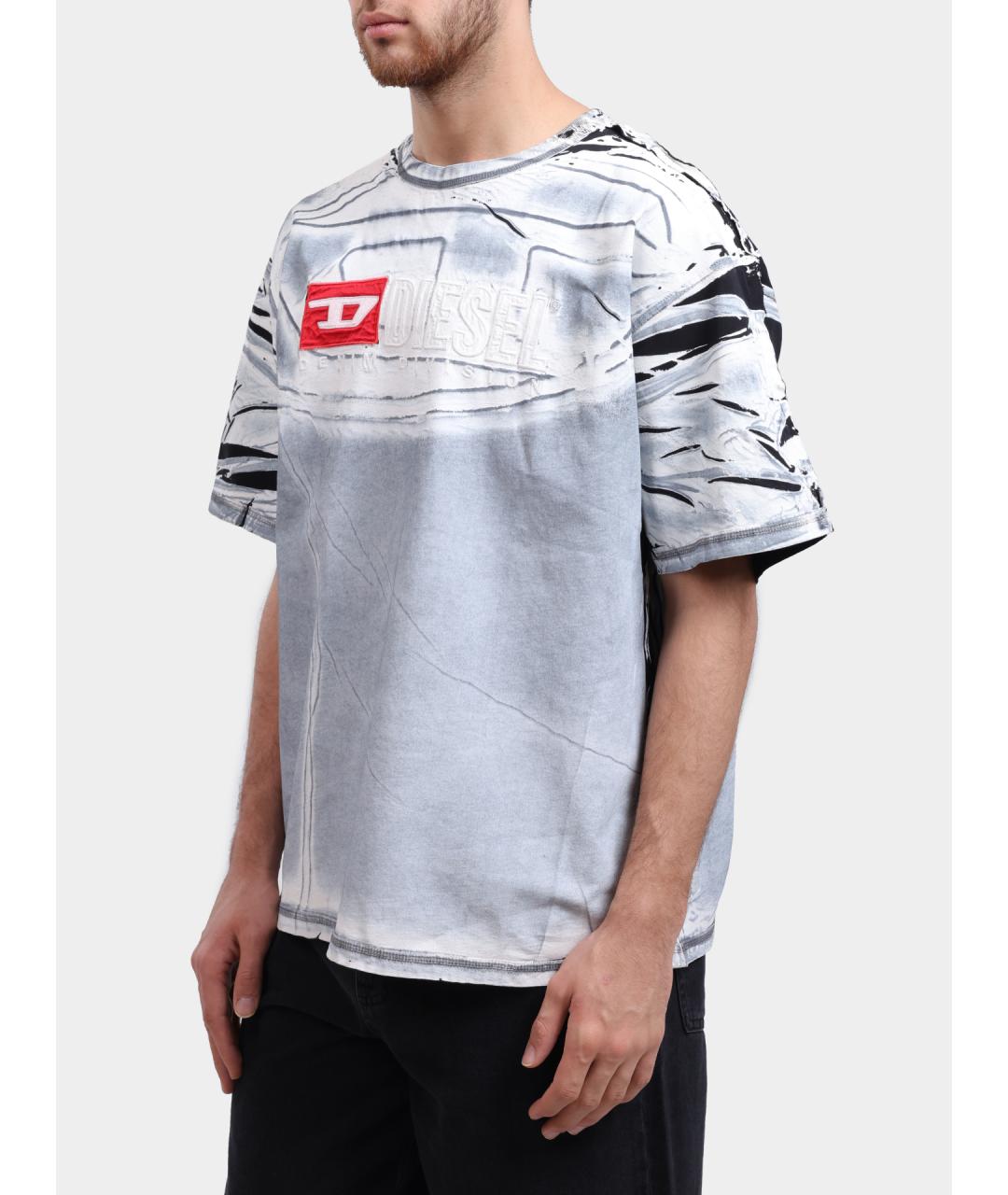 DIESEL Хлопковая футболка, фото 3