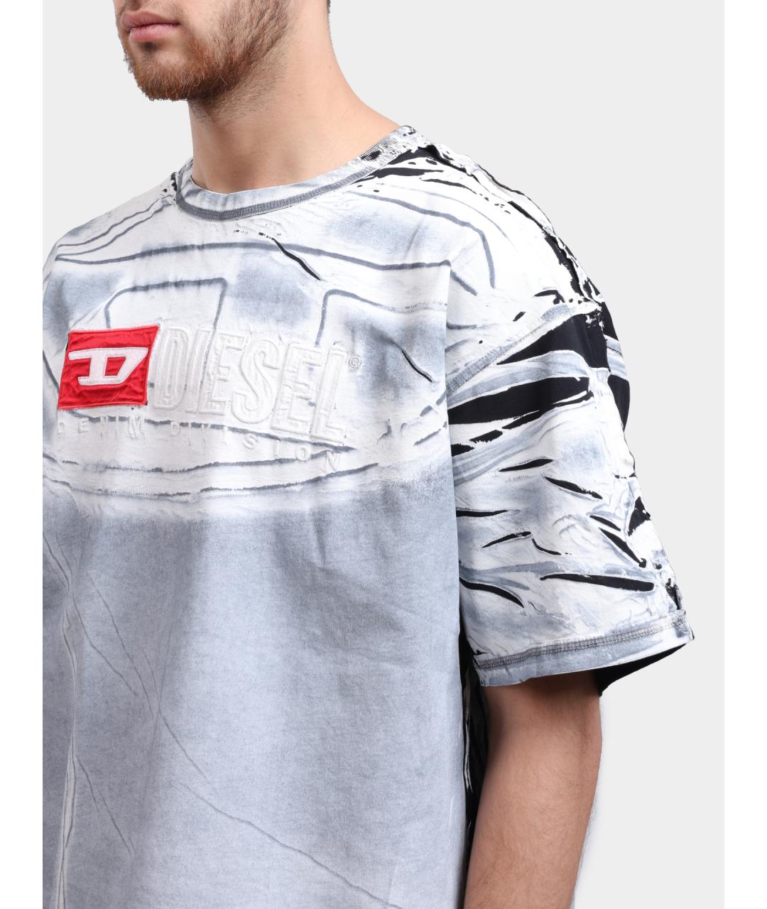 DIESEL Хлопковая футболка, фото 4