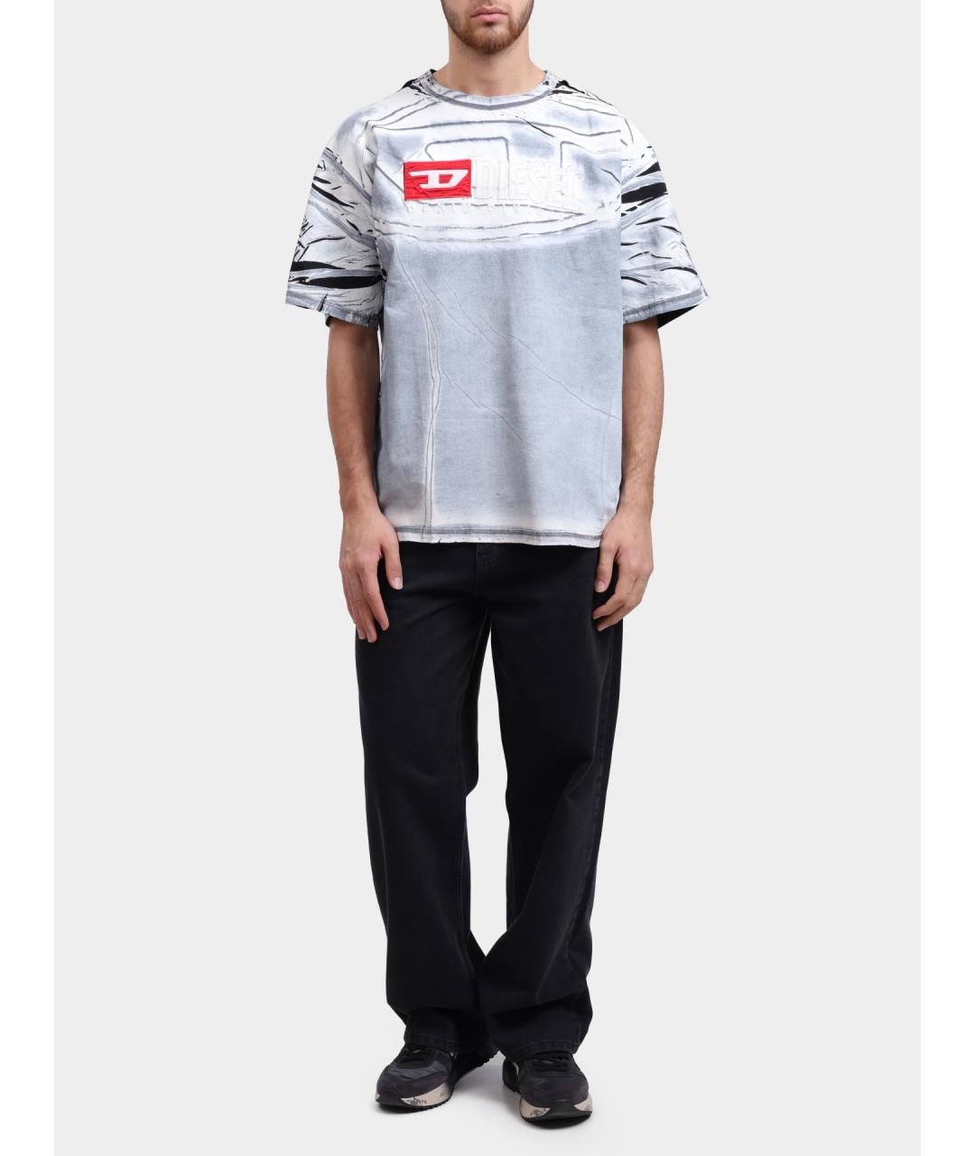 DIESEL Хлопковая футболка, фото 2