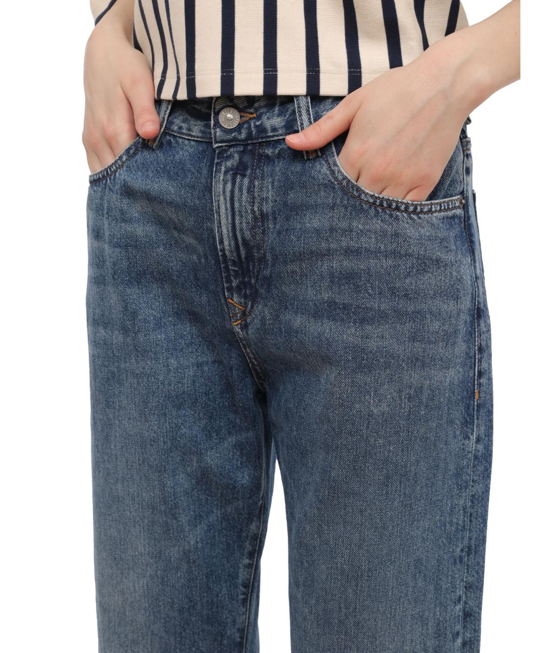DIESEL Темно-синие прямые джинсы, фото 4