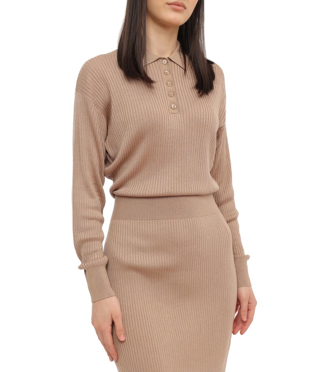 TOMMY HILFIGER Бежевое повседневное платье, фото 2