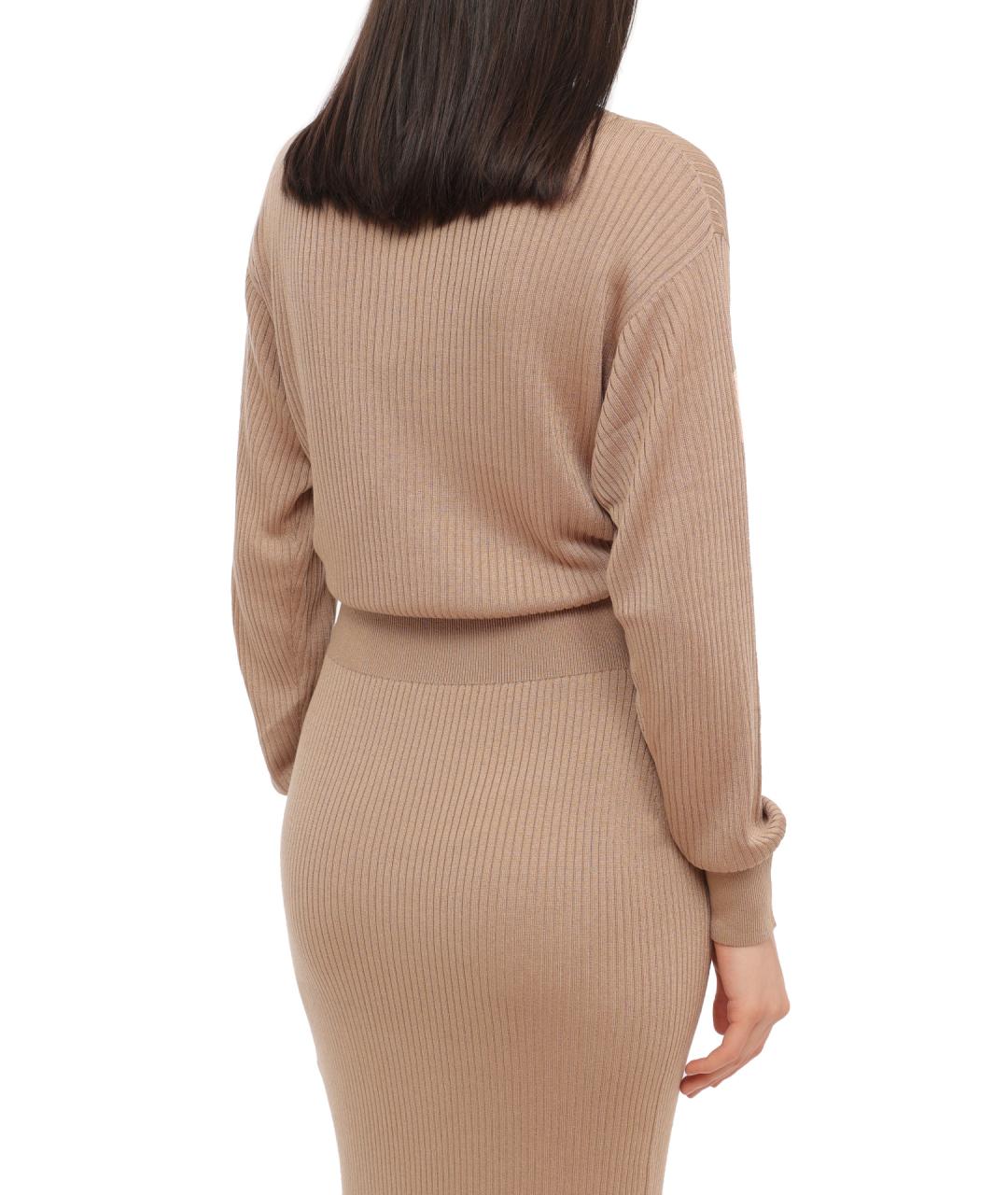 TOMMY HILFIGER Бежевое повседневное платье, фото 6