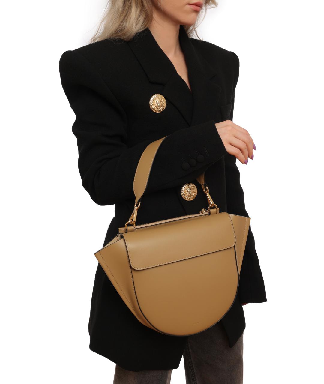 WANDLER Кожаная сумка с короткими ручками, фото 2