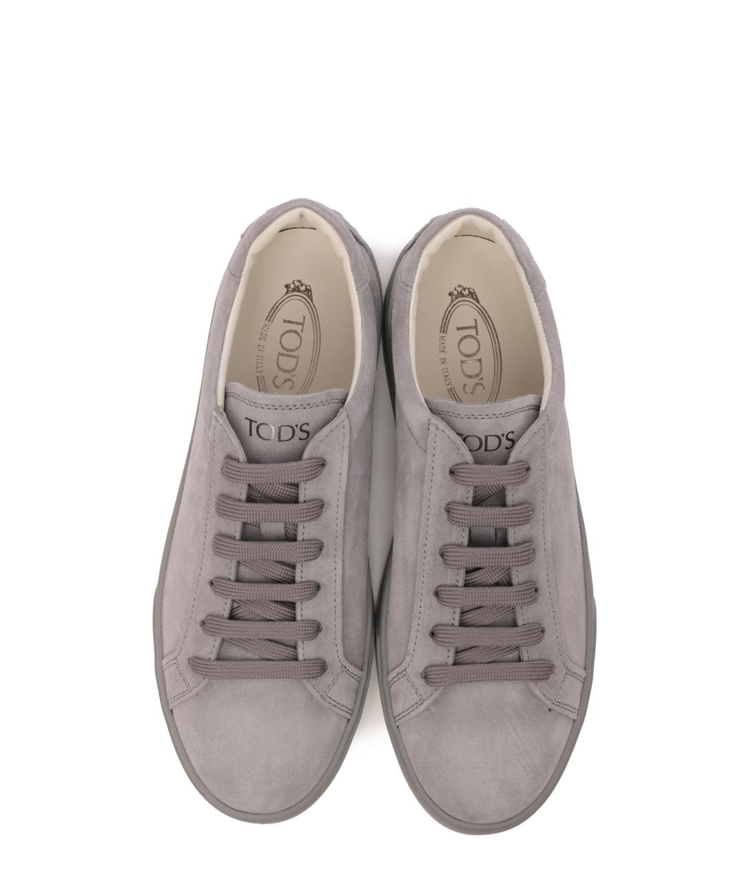 TOD'S Замшевые низкие кроссовки / кеды, фото 4