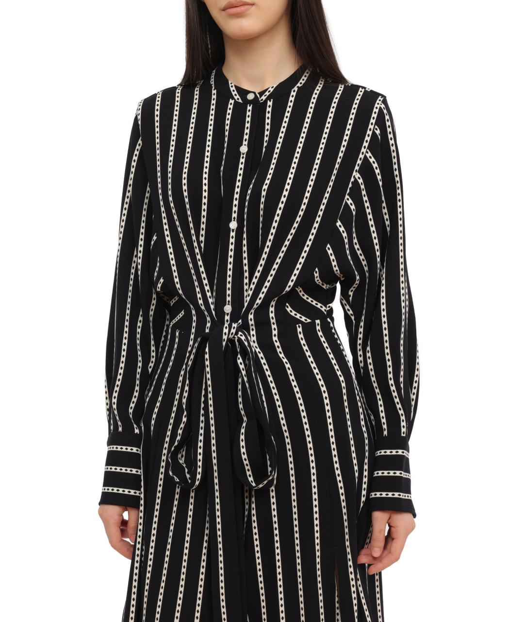 TOMMY HILFIGER Черное полиэстеровое повседневное платье, фото 3