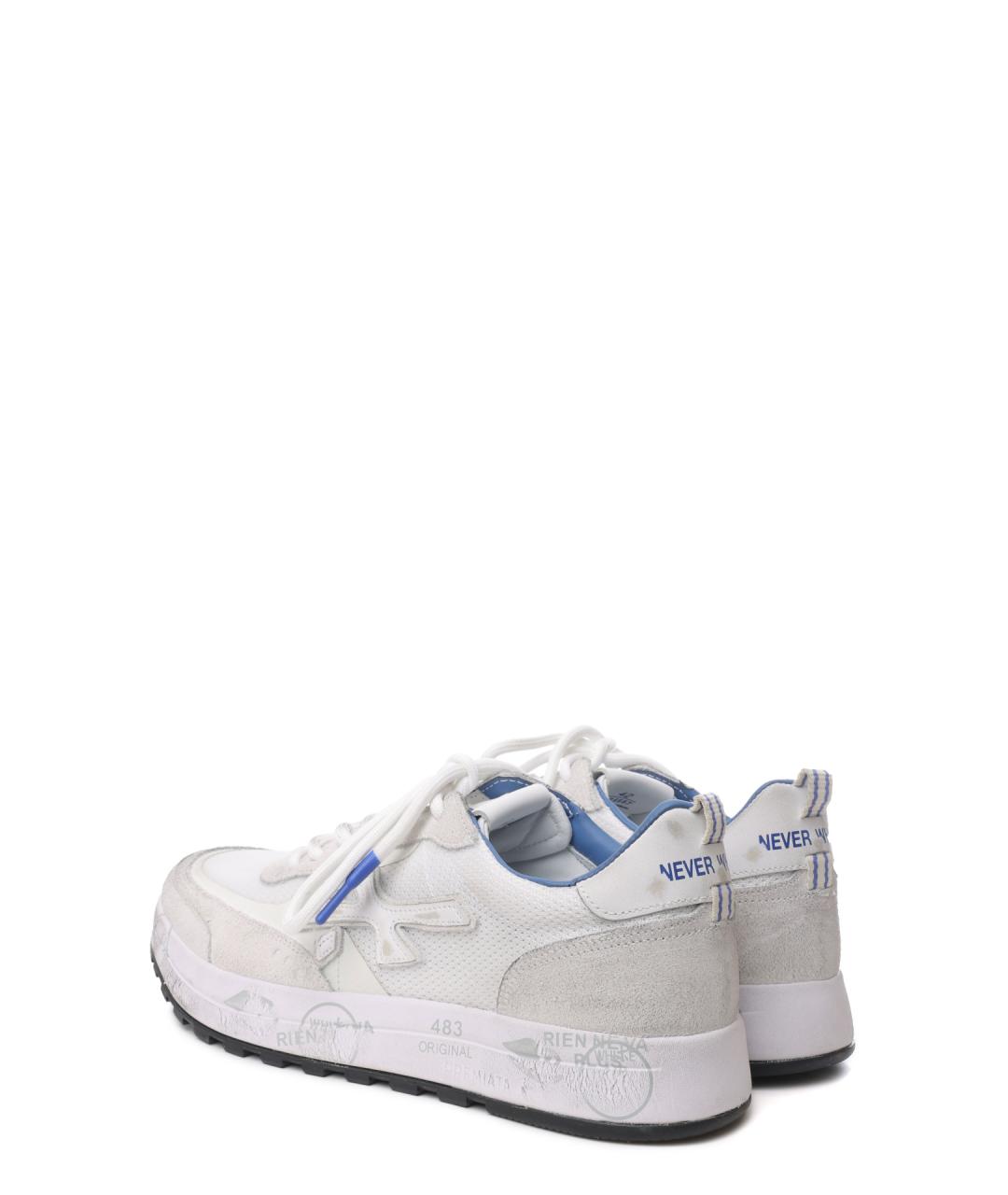 PREMIATA Белые низкие кроссовки / кеды, фото 3